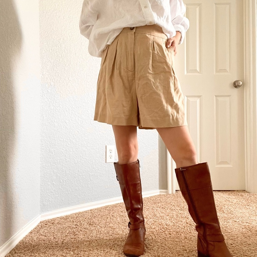 Jason Wu Tan High Waist Women Shorts